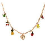 Simple Love Bell Fruit Necklace Pastoral Style – Jewelry Gift Ideas — 6