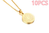 Stainless Steel Rhinestone Prayer English – Jewelry Gift Ideas — 15