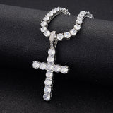 Versatile And High-end Zirconia Cross Necklace – Jewelry Gift Ideas — 2