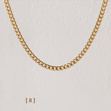 Chain Necklace 18K Gold Plated Unfading Sweater – Jewelry Gift Ideas — 5