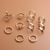 Creative Hollow Vintage Star Rose Flower Snake – Holiday Gift Ideas — 4