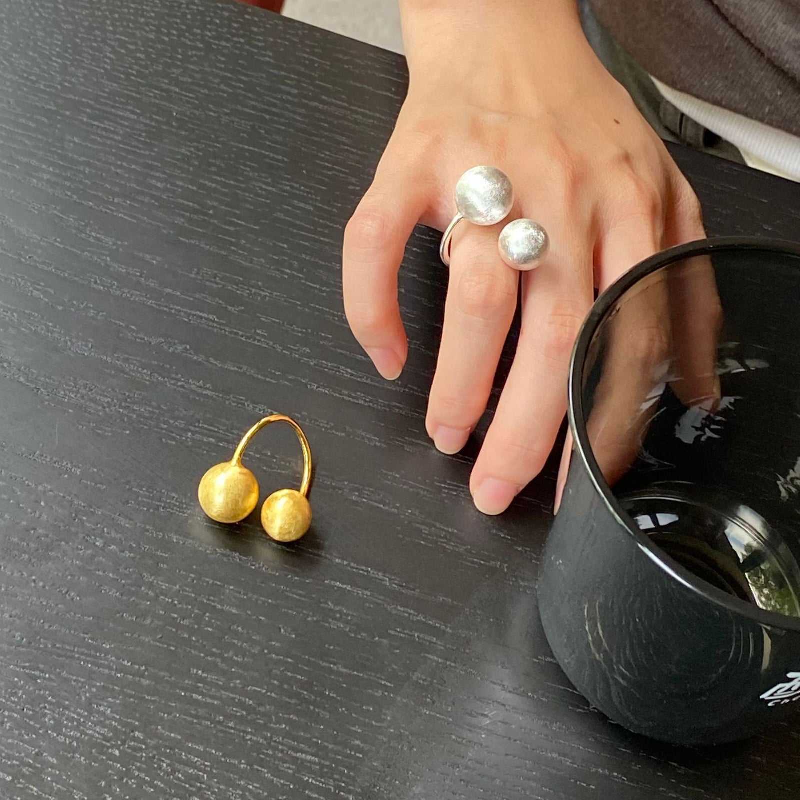 S925 Sterling Silver Wire Drawing Ball – Creative Gifts — 1