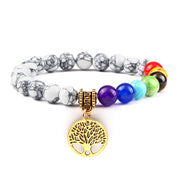 Creative 8mm Beads Tree Of Life Pendant Bracelet – Jewelry Gift Ideas — 12