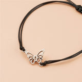 Butterfly Wax Line Woven Adjustable Card Bracelet – Jewelry Gift Ideas — 5
