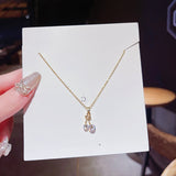 Korean Elegant Simple Neckchain Girl – Gifts for Kids — 3