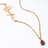 Stainless Steel Twelve Birthday Stone Necklace – Jewelry Gift Ideas — 7