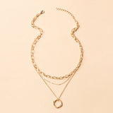 Regular Circle Pendant Fashion Necklace Street – Jewelry Gift Ideas — 5