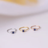 Colored Zircon Nose Rings Popular Piercing Fashion – Stylish Gifts — 7