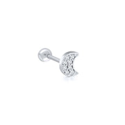 Women's Star Moon Love Puncture Thread Earrings – Gifts for Her — 6