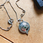 Vintage Niche Devil's Eye Sterling Silver Pendant – Jewelry Gift Ideas — 6