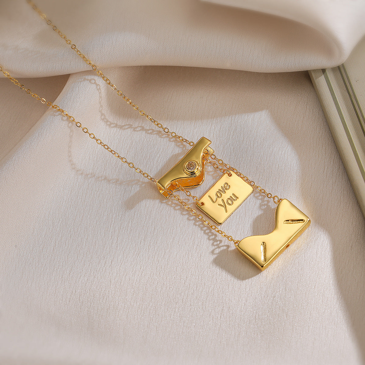 Creative Copper Plated Gold Pendant Necklace – Jewelry Gift Ideas — 1