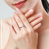 S925 Silver Sweet Personality Heart-shaped Micro – Gift Ideas — 1