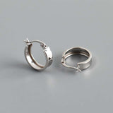 Women's Fashion Wide Flat Round S925 Earrings – Stylish Gifts — 7