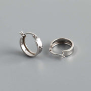 Women's Fashion Wide Flat Round S925 Earrings – Stylish Gifts — 7