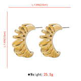 Cold Style Retro Hollow Stud Earrings Women – Stylish Gifts — 12