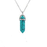 Natural Stone Hexagon Prism Crystal Pendant – Jewelry Gift Ideas — 3