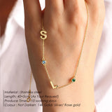 Stainless Steel 26 Alphabet Name Necklace – Jewelry Gift Ideas — 13