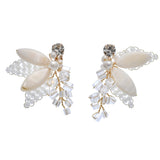 Ceramic Hair Accessories Crown Earrings – Stylish Gifts — 3