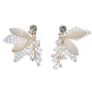 Ceramic Hair Accessories Crown Earrings – Stylish Gifts — 3