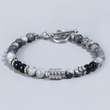 Stainless Steel OT Buckle Tiger-Eye Bracelet Men – Jewelry Gift Ideas — 8