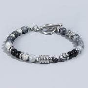 Stainless Steel OT Buckle Tiger-Eye Bracelet Men – Jewelry Gift Ideas — 8