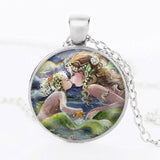 The Kiss Starry Night Sunflower Glass Necklace – Jewelry Gift Ideas — 3
