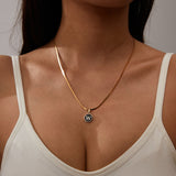 26 Letters Snake Chain Necklace – Jewelry Gift Ideas — 1