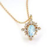 Retro Natural Sky Blue Necklace – Jewelry Gift Ideas — 3