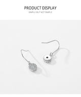 Fashion Simple Round Diamond Ear Hook Women – Stylish Gifts — 4