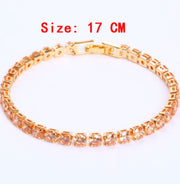 Cubic Zirconia Tennis Bracelets Iced Out Chain – Jewelry Gift Ideas — 16
