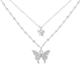 Double Layer Butterfly Clavicle Chain Fashion Summer – Stylish Gifts — 5