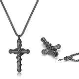 18k Gold Detachable Cross Snake Necklace Fashion – Jewelry Gift Ideas — 3