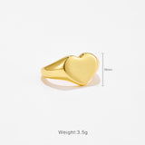Love Heart-shaped Ring Korean Ins Style Simple – Stylish Gifts — 7