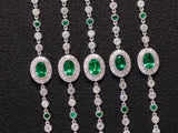 Natural Wood Color Emerald Bracelet – Jewelry Gift Ideas — 4