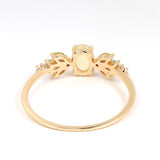 Natural Aobao Ring Horse Eye Olivine High-grade – Holiday Gift Ideas — 4