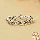 Three-dimensional Rose Stackable Ring Female Gift S925 – Gifts for Her — 4