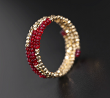 Pigeon Blood Ruby Ring Female 18K Gold Treasure – Gifts for Her — 5