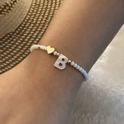 26 Letters White Shell Beaded Bracelet Women – Jewelry Gift Ideas — 10