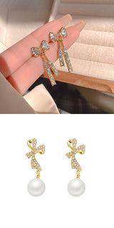 INS Butterfly Earrings With Rhinestones Fashion – Stylish Gifts — 3
