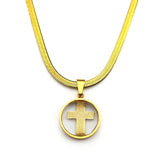 Stylish Retro Minimalism All-match Glass Cross – Jewelry Gift Ideas — 6
