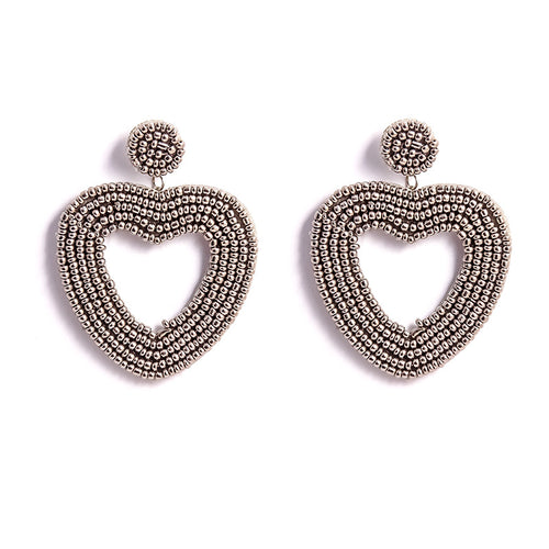 Creative Ethnic Style Stud Earrings Women's Color Love – Stylish Gifts — 2
