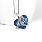 Ocean Heart Peach Heart Clavicle Necklace – Jewelry Gift Ideas — 5