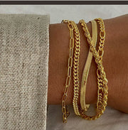 Simple Metal Multi-layer Bracelet Six-piece Set – Jewelry Gift Ideas — 18