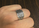 Ring Thai Silver Vintage Men's Aggressive – Gifts for Him — 7