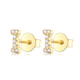 S925 Pure Silver Ear Nail With 24 Letters – Beauty Gifts — 15
