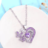 Ins Butterfly Love Necklace With Rhinestones – Jewelry Gift Ideas — 4