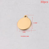 Stainless Steel Smooth Small Round Disc Pendant – Jewelry Gift Ideas — 9