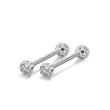 Stainless Steel Studded Tongue Nail Breast – Beauty Gifts — 12