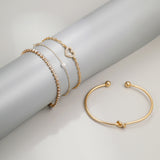 Creative Full Diamond Hollow Heart Bracelet Suit – Jewelry Gift Ideas — 4