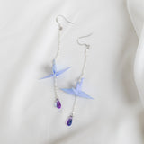 Colorful Thousand Paper Crane Earrings – Thoughtful Gifts — 5
